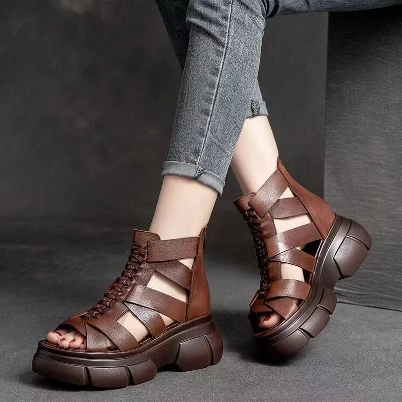 2024-New-Summer-Black-Women-Pu-Leather-Sandals-Cool-Ankle-Boots-Platform-Shoes-Wedges-Women-s.webp